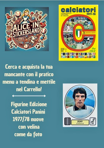 Panini calciatori 1977/78