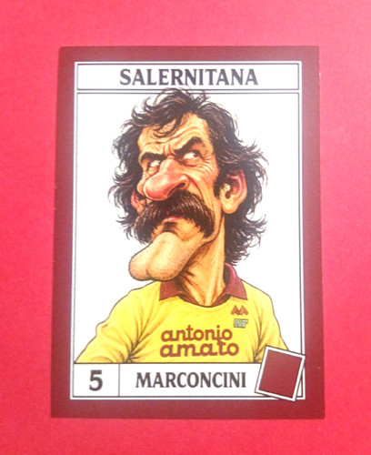 Figurina caricatura calciatori - figurina,