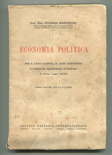 Federico marconcini economia - federico,
