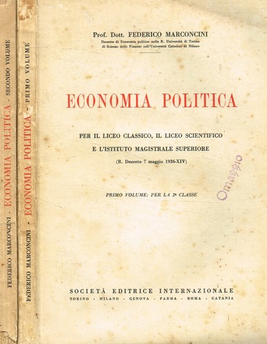 Economia politica vol - ., 1-2.